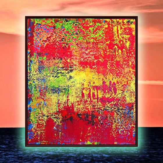 RICHTER MODE - POSITIVE  FEELINGS,  XL,  framed