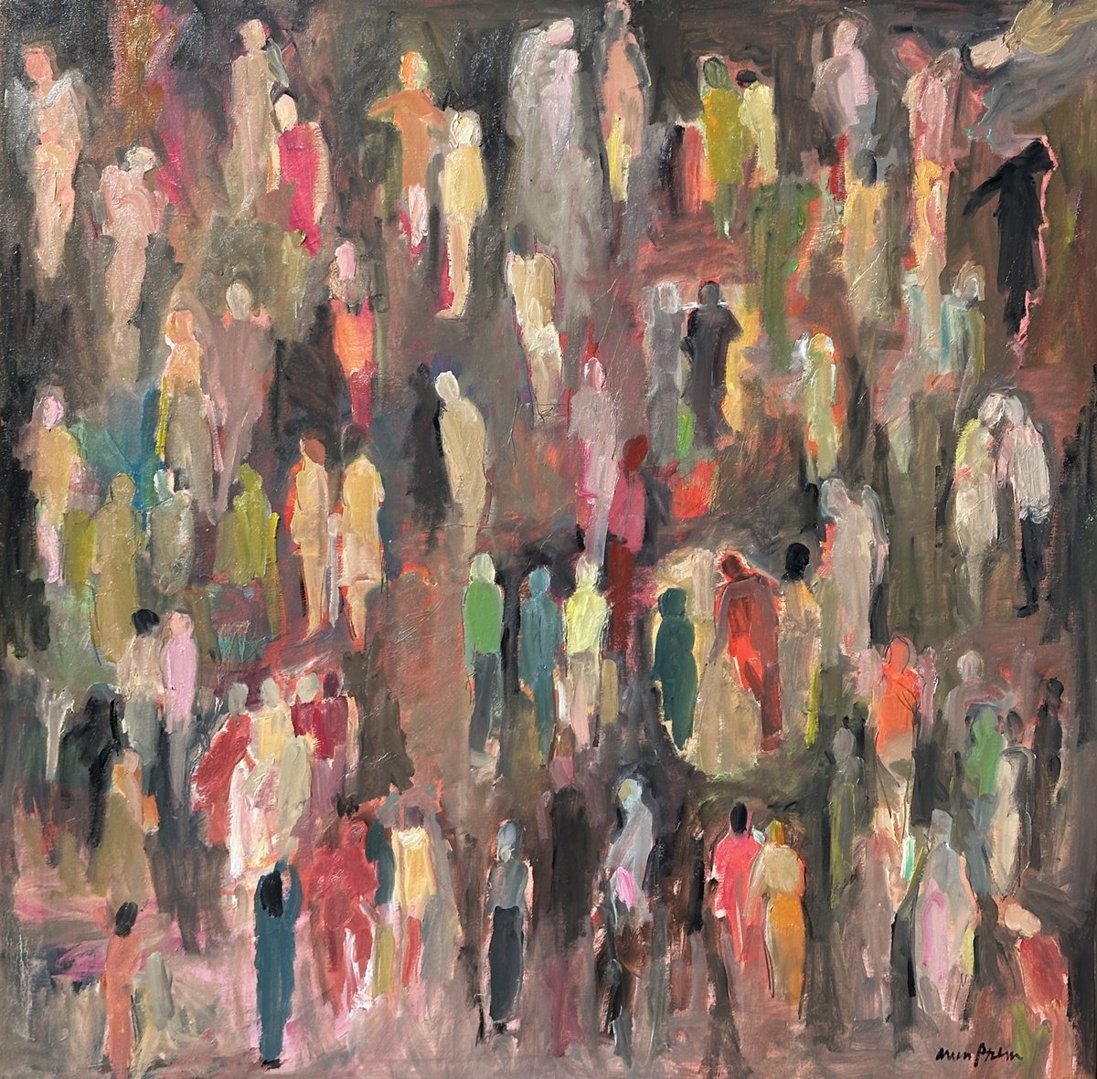 Angels In The City By Arun Prem, 36 X 36, Artwork For Sale On Artfinder