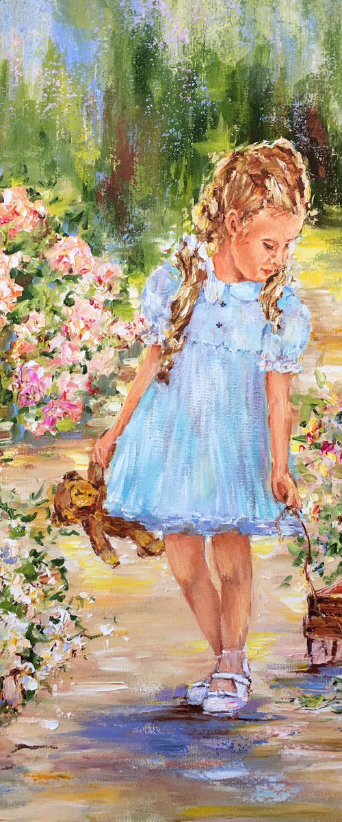 Fille en bleue by Diana Malivani