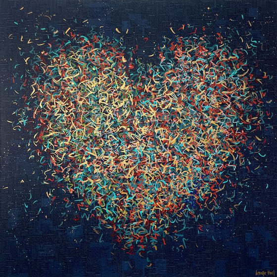 Midnight Optimist 127 x 127cm