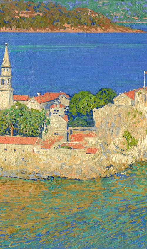 Evening Budva. Montenegro by Simon Kozhin