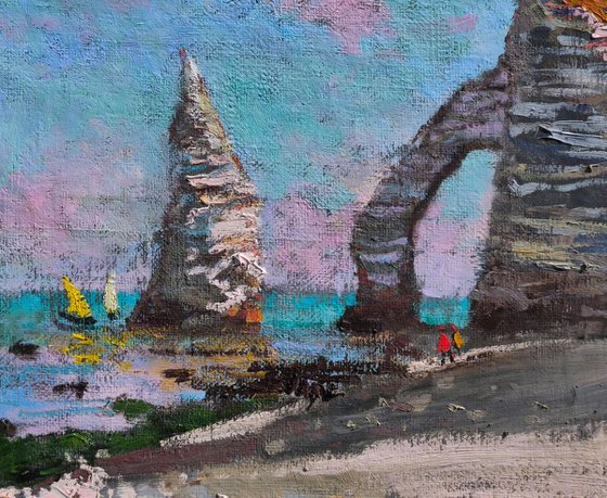 Morning in Etretat