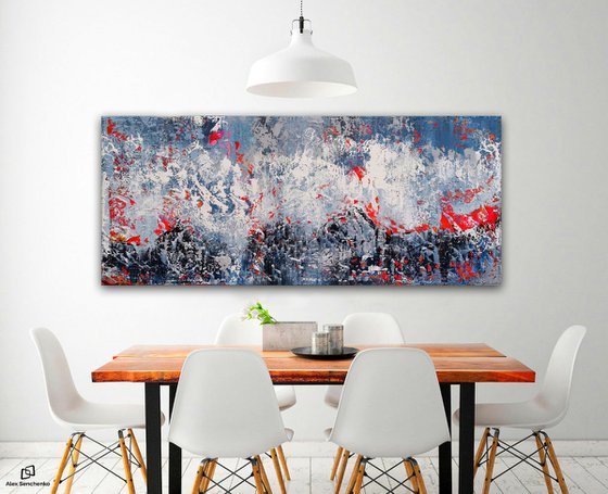 180x80cm. / abstract painting / Abstract 1185