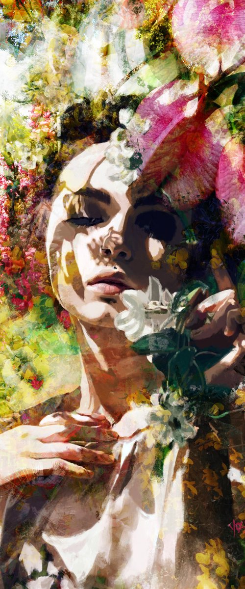 hot day in the garden by Yossi Kotler