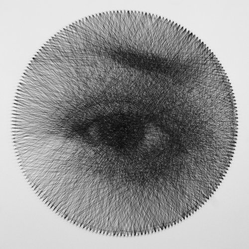 The Eye String Art Hologram by Andrey Saharov