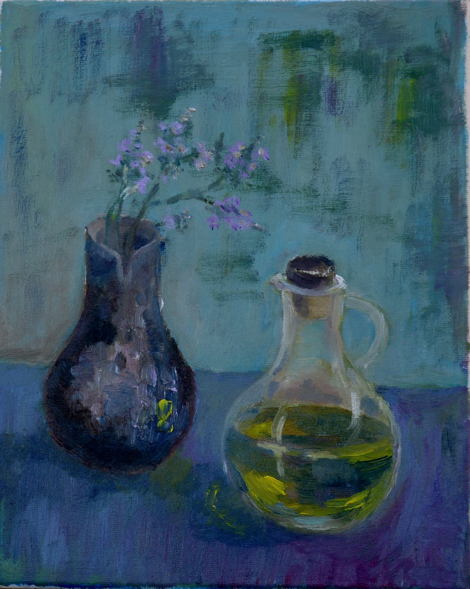 Lavender and olive oil by Elena Zapassky