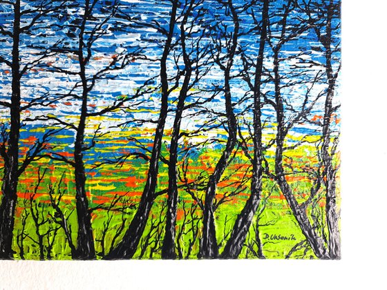 Winter Black Trees 2