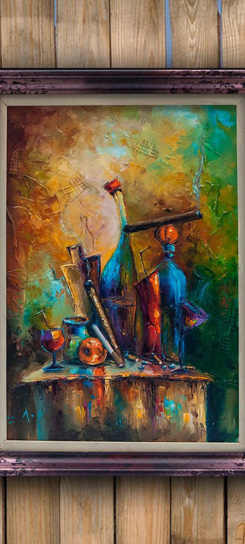 The artist is the rest, Still life Painting by Stanislav Lazarov