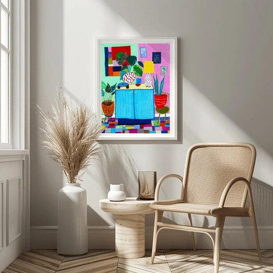 The Blue Cabinet and the Language of Patterns