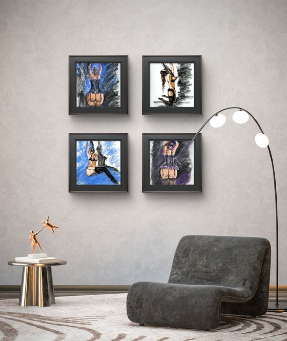 Women Body Set of 4 SoftPastel