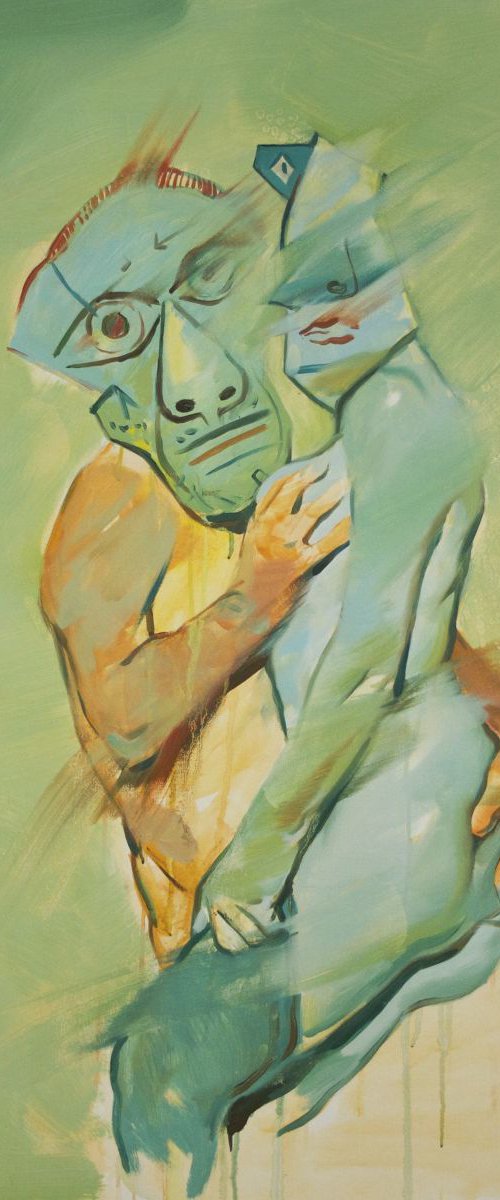 "Picasso with his girlfriend 2" from the series "Picasso" by Maxim Fomenko
