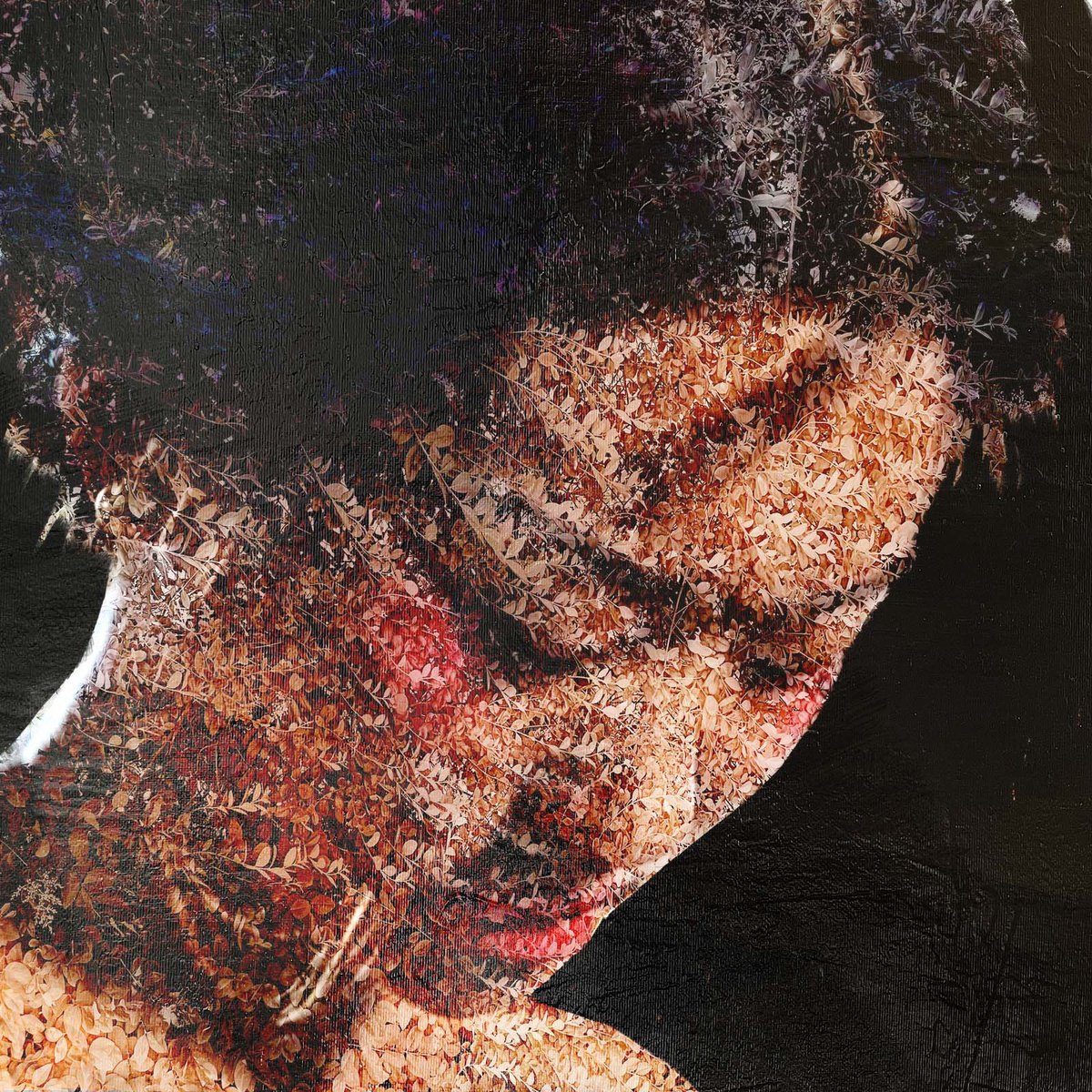 Impressionistic Portrait Acrylic Painting By Dario Moschetta, 24 X 24, Portrait 622.2022, Original Artwork