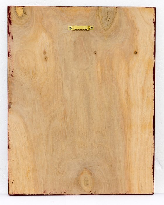 Ceramic panel "Woman" 23.5x 30x0.8 cm