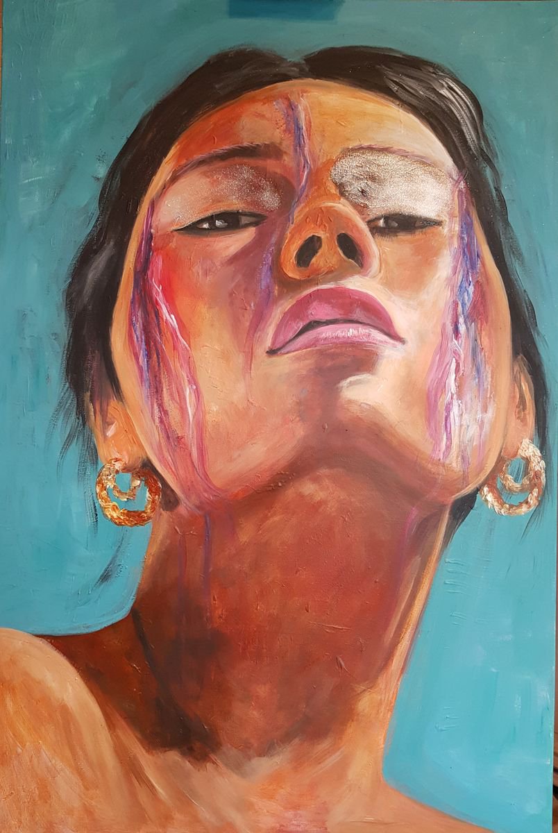 Urban And Pop Acrylic Painting , Still Loving You By Els Driesen, 31 X 47, Artwork For Sale On Artfinder