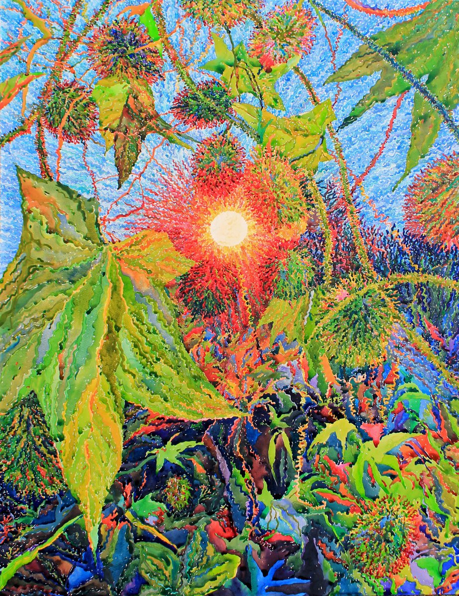 Impressionistic Watercolour , Wild Cucumber By Tanbelia, 39 X 51, Artwork For Sale On Artfinder