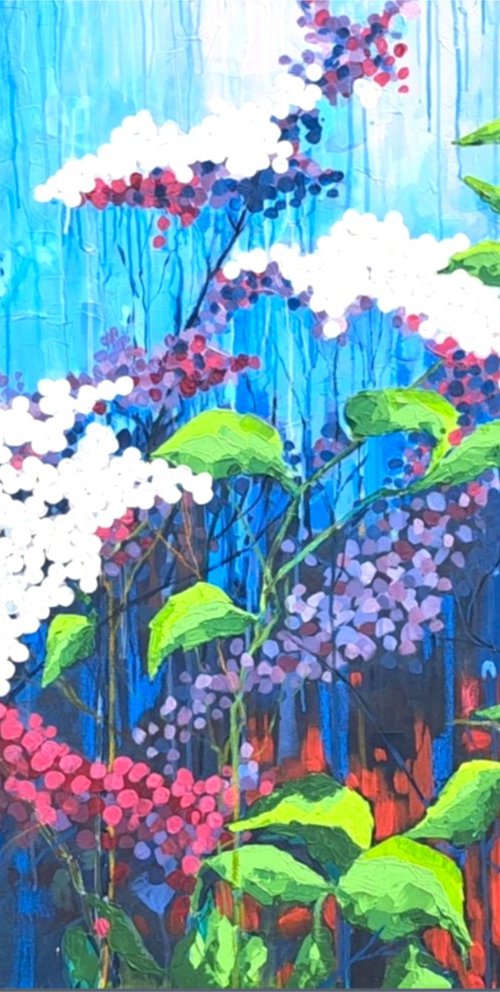Flowers after summer rain by V+V Kniazievi