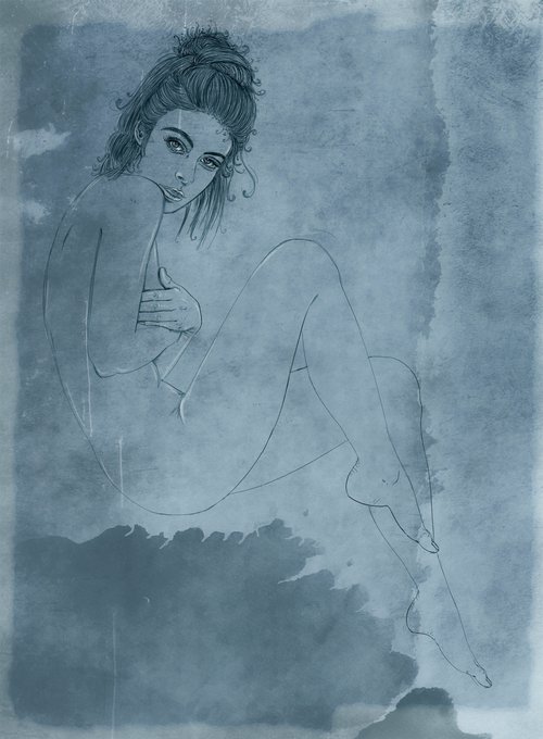 naked woman by silvia gaudenzi