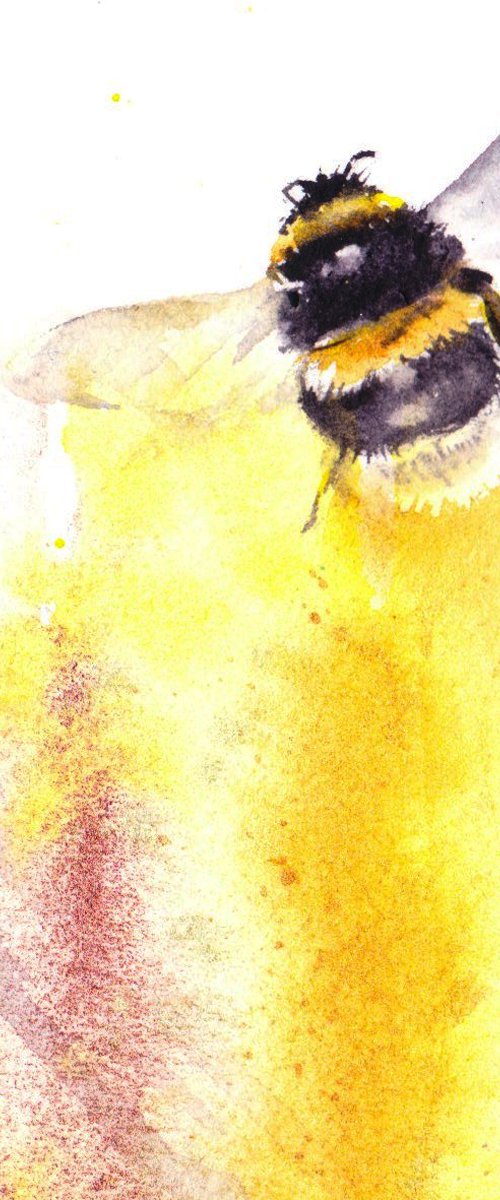 Original bumble bee by Anjana Cawdell