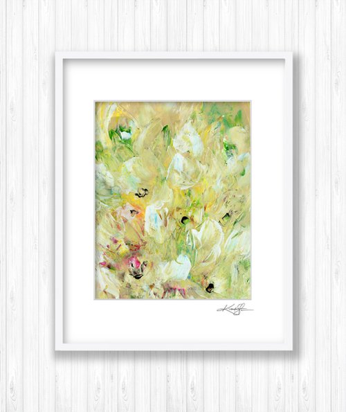 Tranquility Blooms 10 - Flower Painting by Kathy Morton Stanion by Kathy Morton Stanion