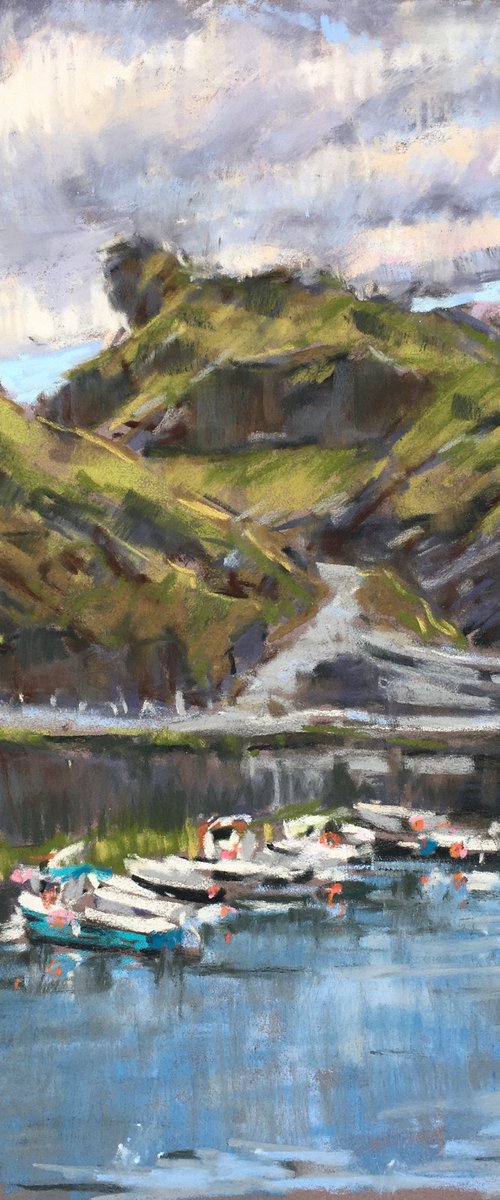 Boscastle Harbour by Louise Gillard