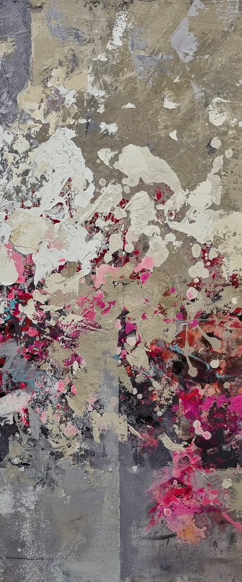 Pink Moon I by Natalia Yampolskaia