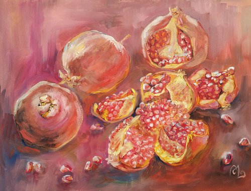 Pomegranate by Elina Vetrova