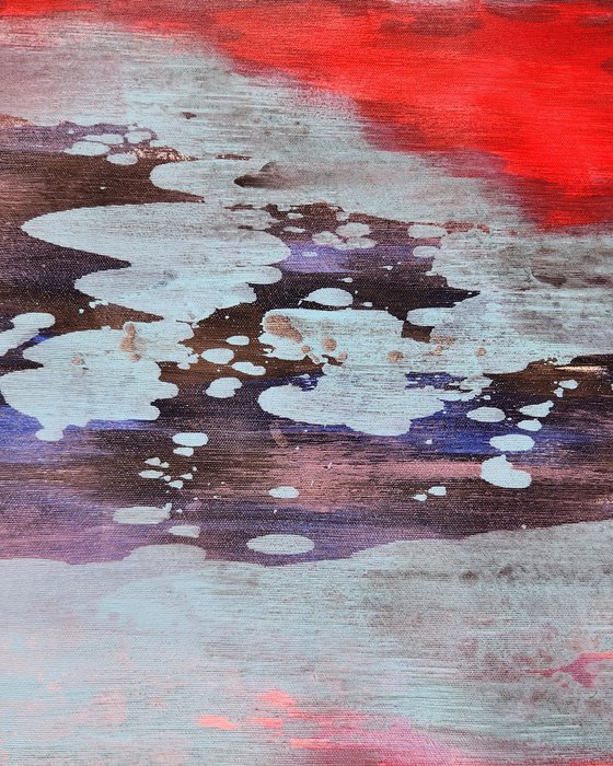 REFLECTION IV -Contemporary Abstract Painting
