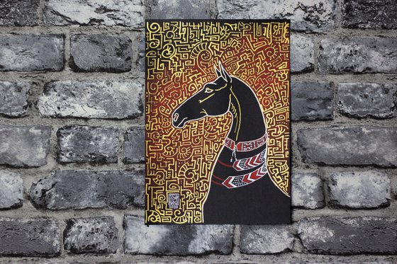 The Dragon Akhal-Teke Horse
