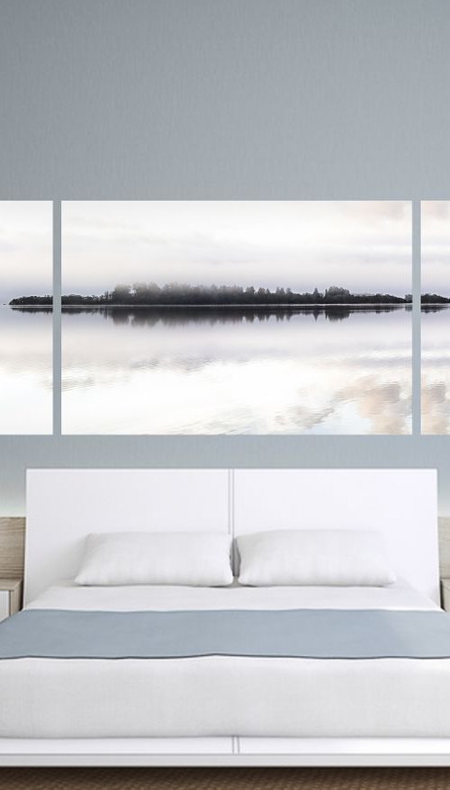 Mist Over Loch Awe - Triptych by Lynne Douglas