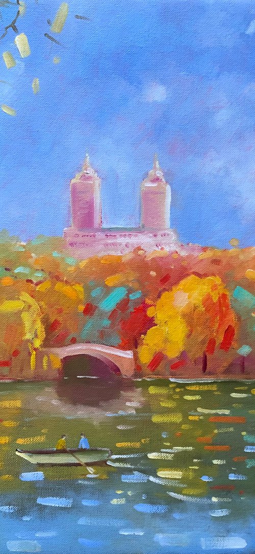 Autumn in Central Park by Volodymyr Smoliak