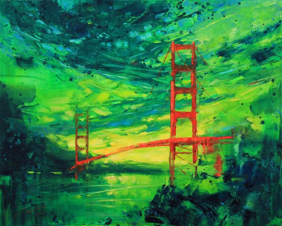World in green. San Francisco