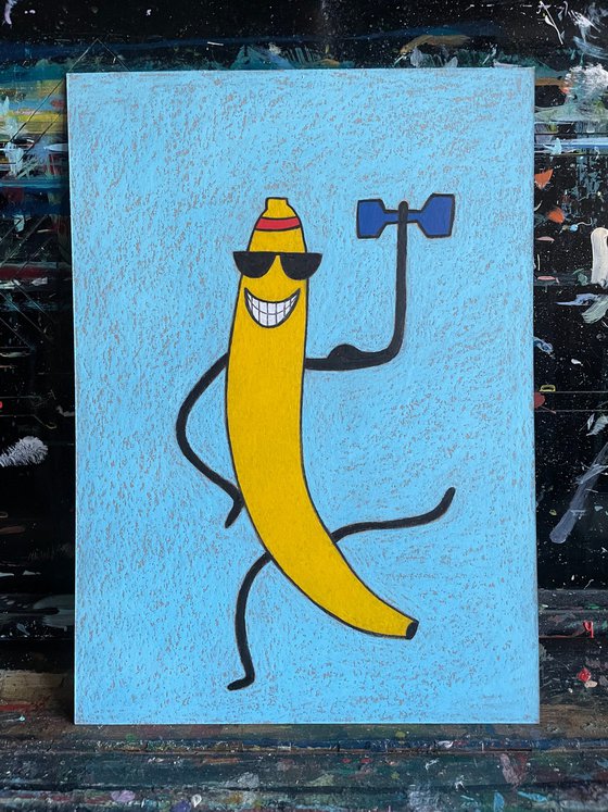 Mister Banana love gym