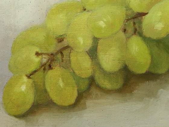 A bunch of grapes