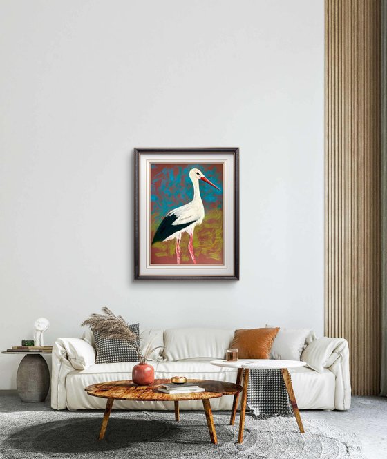 Stroks Heron Wader Ardea Hern