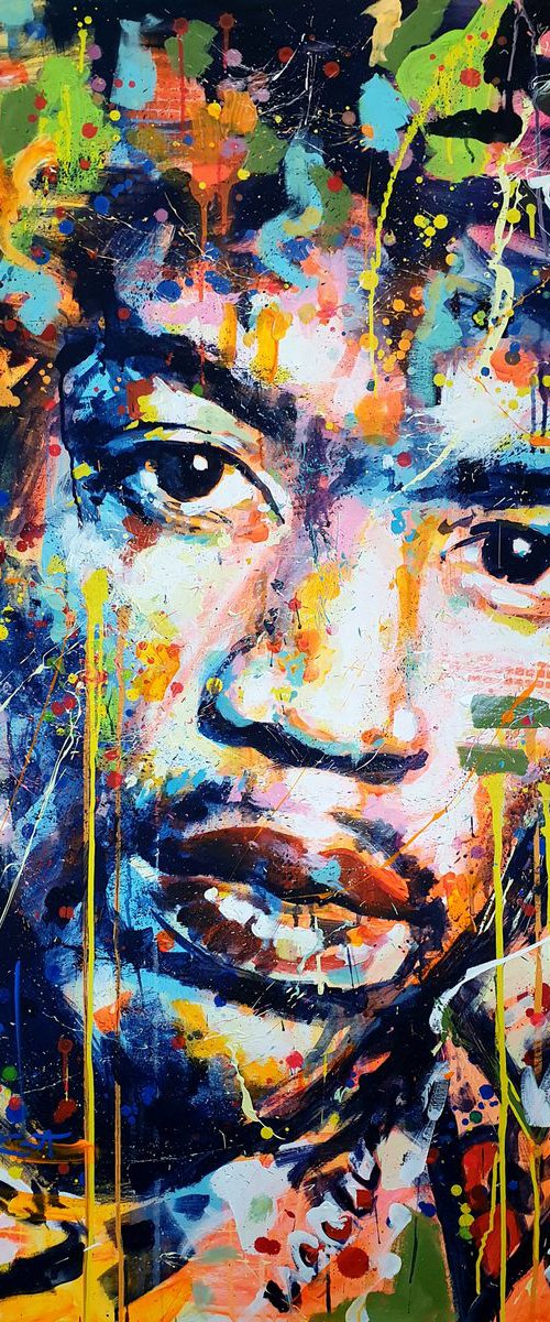 Jimi's eyes by Marta Zawadzka