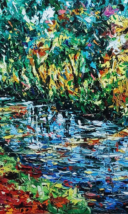 Sunlit Waterway by Andranik Harutyunyan