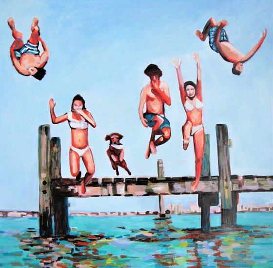 Jump / 73.5 X 70 cm