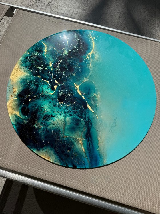 Golden Halo, Blue Depth #3