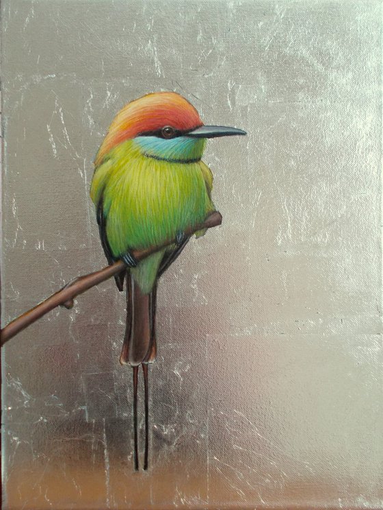 bird painting "Bird of the African savannah"