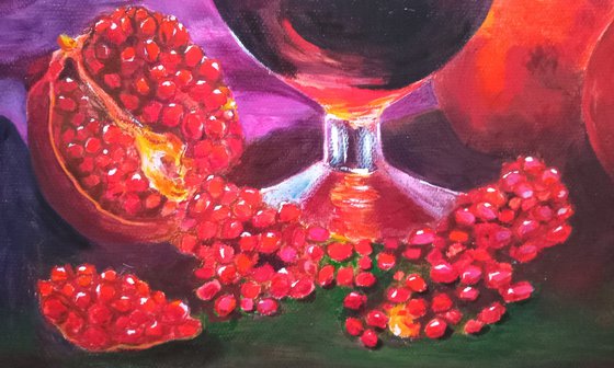 Гранаты и вино