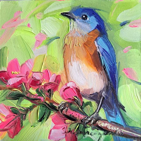 Bluebird painting