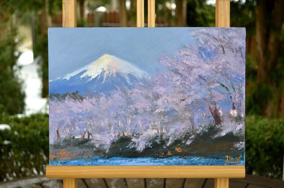 Purple Twilight over Fuji