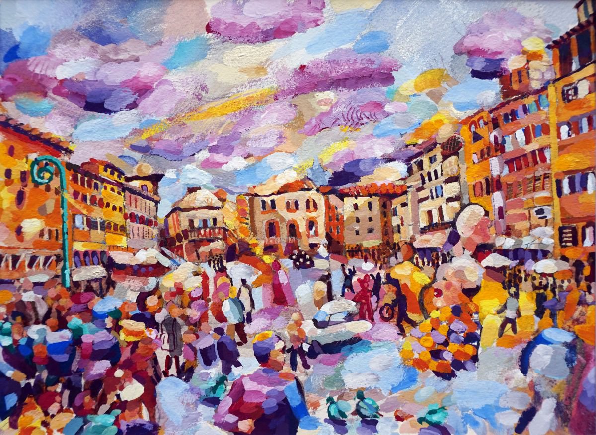 Carnival - Piazza Santa Croce by Patrick O’Callaghan