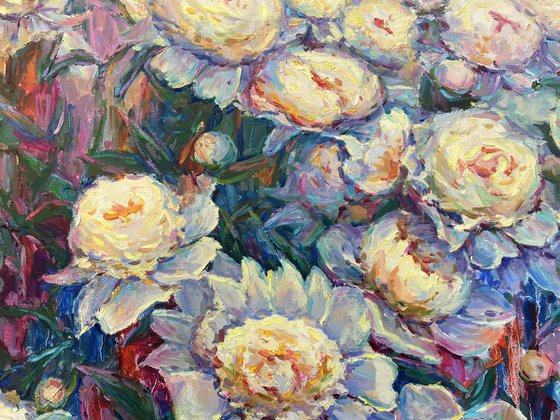 "White Peonies"