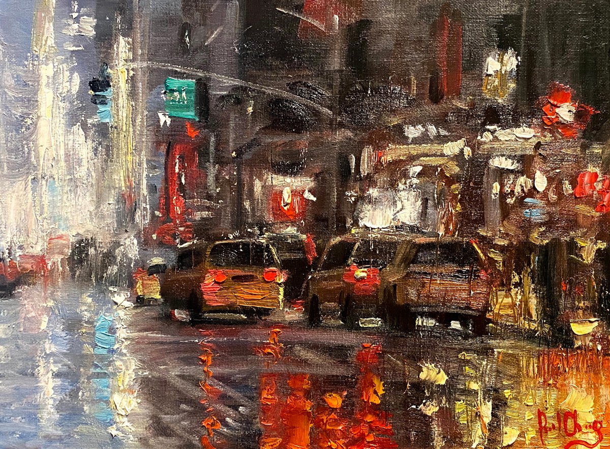 After Rain Street by Paul Cheng