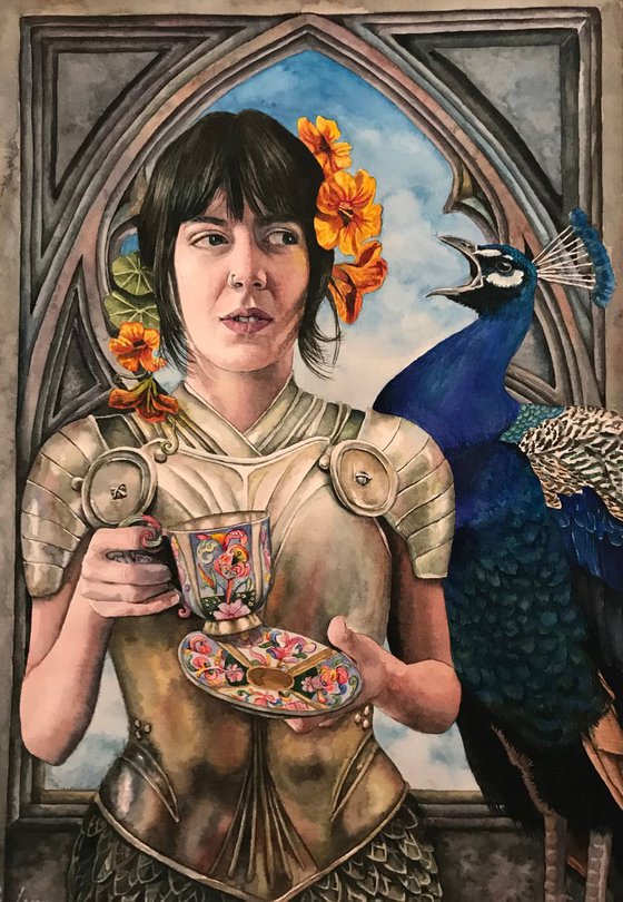 Tea with the peacock