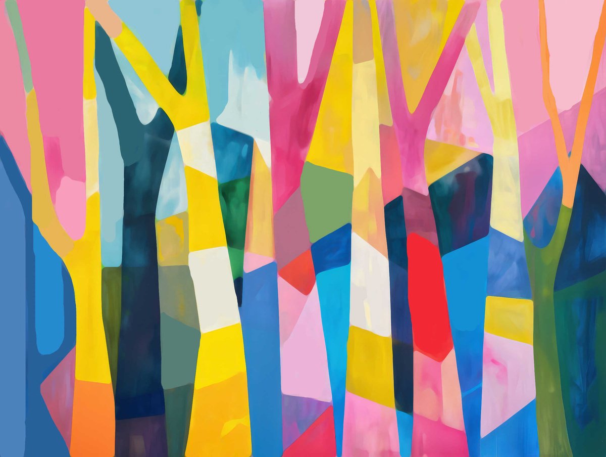  Forest Of Dreams #7 By V+V Kniazievi, 59 X 47, Artwork For Sale On Artfinder