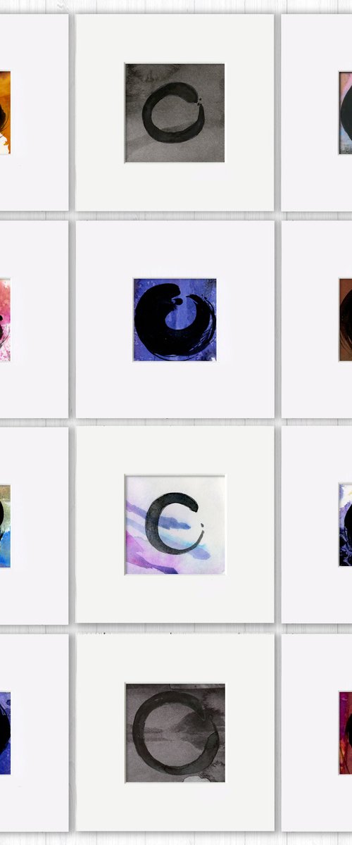 Enso Zen Circle Collection 2 by Kathy Morton Stanion