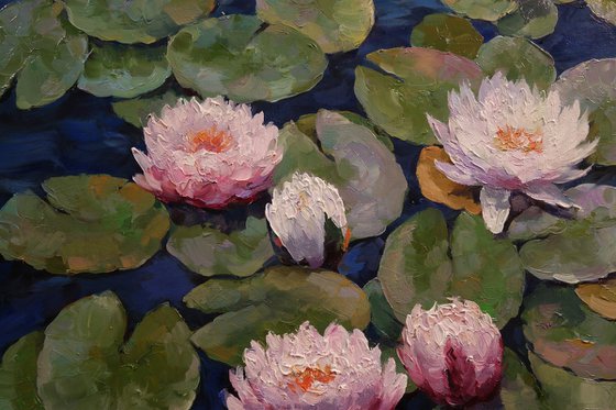 "Pink Lilies"