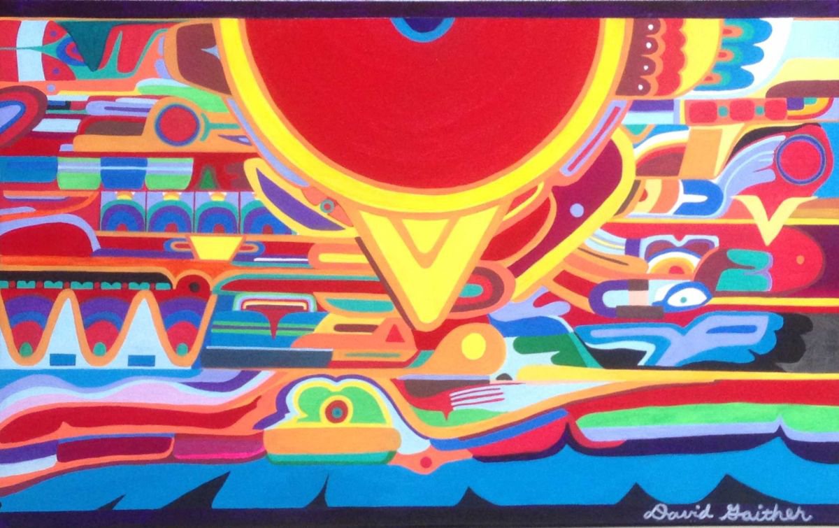 The Sun Mural by David Gaither